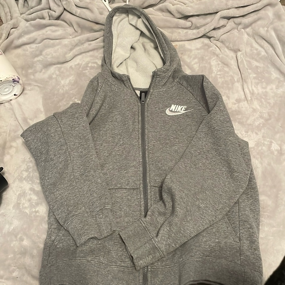Nike kids zip up hoodie